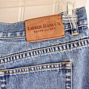 Lauren Jeans Co Womens Capri Jeans 12 High Rise Mom Saturday Denim Vtg Y2K Ralph
